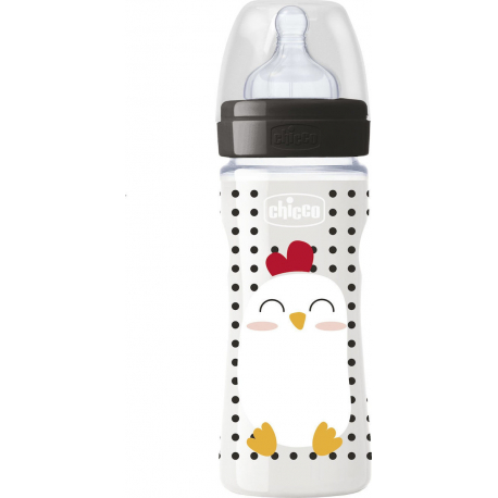 Chicco μπιμπερό Well Being Pop Friends Special Edition 250 ml 2M+