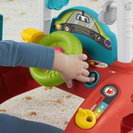 Εκπαιδευτική στράτα αυτοκινητάκι 3σε1 Fisher-Price® Laugh &amp; Learn® Smart Stages™