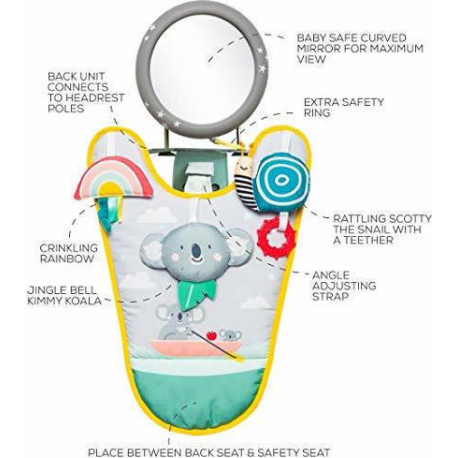 Κέντρο δραστηριοτήτων με καθρέφτη αυτοκινήτου Taf toys Koala Daydream