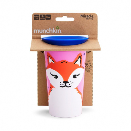 Κύπελλο Munchkin Miracle® 360° WildLove Sippy Fox 266ml