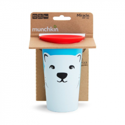 Munchkin κύπελο Miracle® 360° WildLove Sippy Polar Bear 266 ml