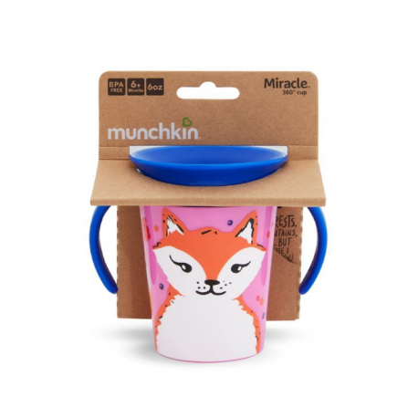 Εκπαιδευτικό κύπελλο Munchkin Miracle® 360° WildLove Trainer Fox 177ml