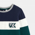 Okaidi Μπλούζα με τρία χρώματα με μεγάλες ρίγες OK96