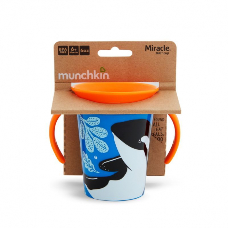 Εκπαιδευτικό κύπελο Munchkin Miracle® 360° WildLove Trainer Orca 177 ml