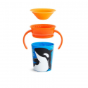 Munchkin εκπαιδευτικό κύπελο Miracle® 360° WildLove Trainer Orca 177 ml