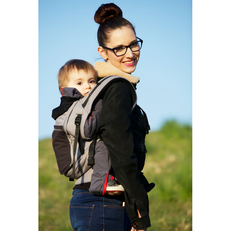 Set Marsipos Kai Ma3ilaria Je Porte Mon Bebe Physiocarrier Elephant Dark Coffee