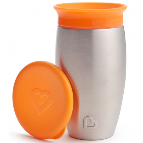 Κύπελλο με καπάκι Munchkin Miracle® 360° Stainless Steel Sippy Cup 296ml