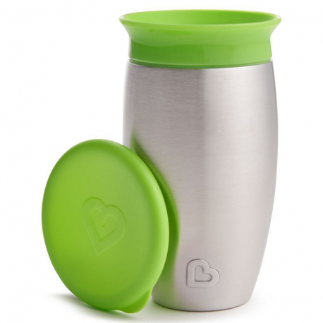 Κύπελλο με καπάκι Munchkin Miracle® 360° Stainless Steel Sippy Cup 296ml