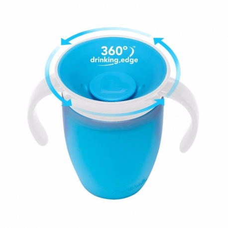 Eκπαιδευτικό κύπελλο Munchkin Miracle® 360° Trainer Cup 207ml Blue