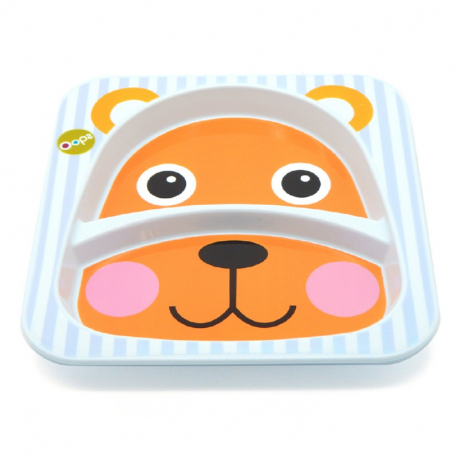 Oops πιάτο με χωρίσματα Bear