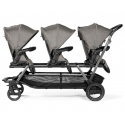 Καρότσι τριδύμων Peg Perego Triplette Piroet City Grey