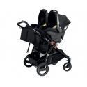 Καρότσι διδύμων Peg Perego Book for Two Ardesia