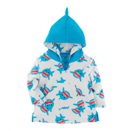 Μπλούζα - μπουρνούζι θαλάσσης ZOOCCHiNi™ Sherman the Shark 12-24 μηνών