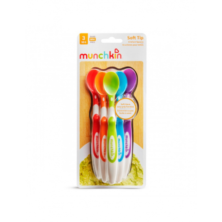 Κουτάλια με μαλακές άκρες Munchkin σετ των 6