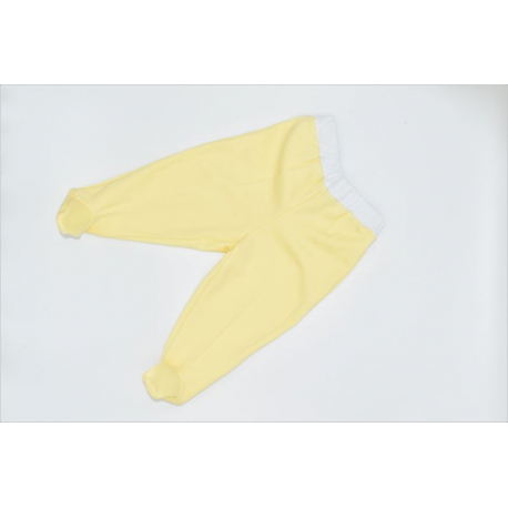 Παντελόνι πιτζάμας με πατουσάκι Nona Bebe Κίτρινο 0-3 μηνών
