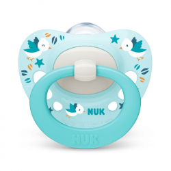 Nuk® πιπίλα Classic Signature μέγεθος 1 (0-6M) με θήκη