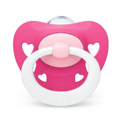 Nuk® πιπίλα Classic Signature μέγεθος 2 (6-18M) με θήκη