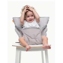 BabyToLove® Φορητό κάθισμα φαγητού για καρέκλα Pocket Chair White Stars