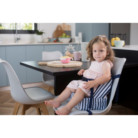 Φορητό κάθισμα φαγητού για καρέκλα BabyToLove® Easy Up Blue Stripes