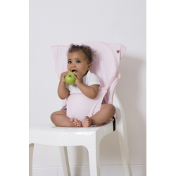 BabyToLove® Φορητό κάθισμα φαγητού για καρέκλα Pocket Chair Pink Stars
