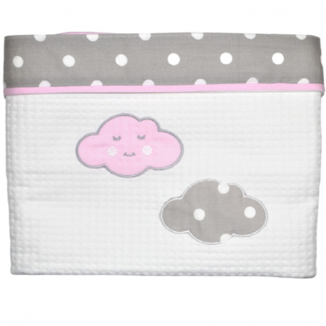 Κουβέρτα πικέ Baby Star Σύννεφο Ροζ 100 x 150 cm