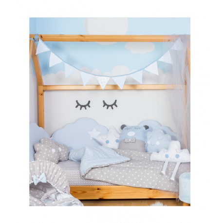 Πάπλωμα κούνιας Baby Star Σύννεφο Σιέλ 110 x 150 cm