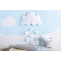 Ύφασμα αλλαξιέρας Baby Star Σύννεφο Σιέλ 70 x 78 cm