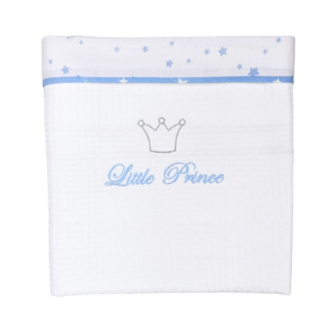 Κουβέρτα πικέ Baby Star Prince 100 x 150 cm