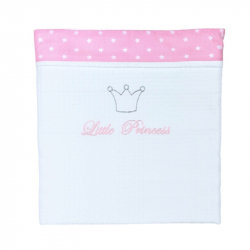 Κουβέρτα πικέ κούνιας Baby Star Princess 100 x 150 cm