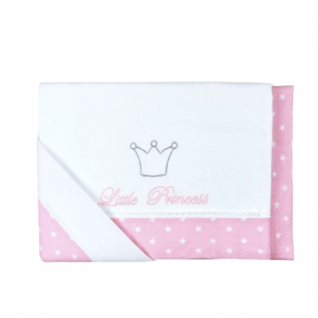 Σεντόνια κούνιας Baby Star Princess Ροζ