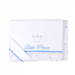 Σετ σεντόνια κούνιας Baby Star Prince Σιέλ