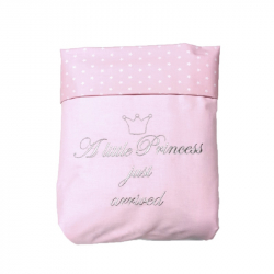 Πάπλωμα κούνιας Baby Star Princess Ροζ 110x150 cm