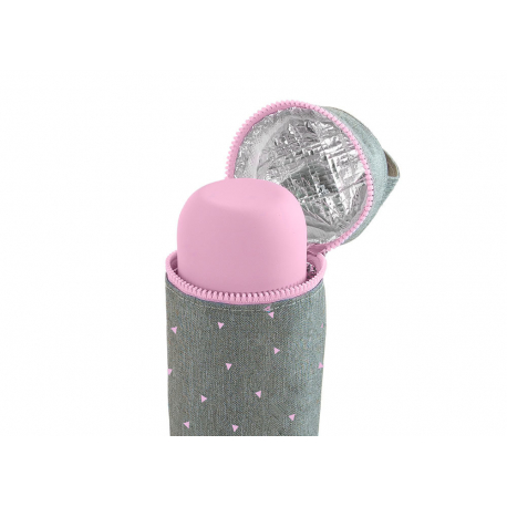 Miniland θερμομονωτική θήκη μπιμπερό Thermibag Simple Ροζ