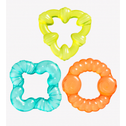 Playgro™ δροσιστικοί δακτύλιοι οδοντοφυΐας Bumpy Gums Water Teethers σετ των 3