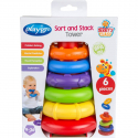 Πύργος διαλογής κρίκων Playgro™ Sort and Stack Tower