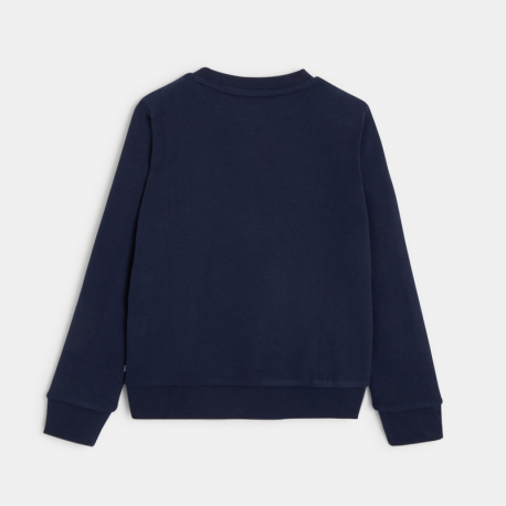 Okaidi Sweat-shirt d&#039;hiver bleu garcon