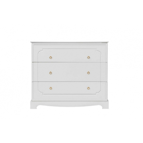 Συρταριέρα Bellamy Royal Timeless White με 3 συρτάρια