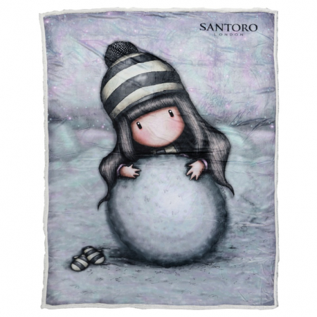 Κουβέρτα fleece με γούνα sherpa Das® kids - Santoro 160x220 cm