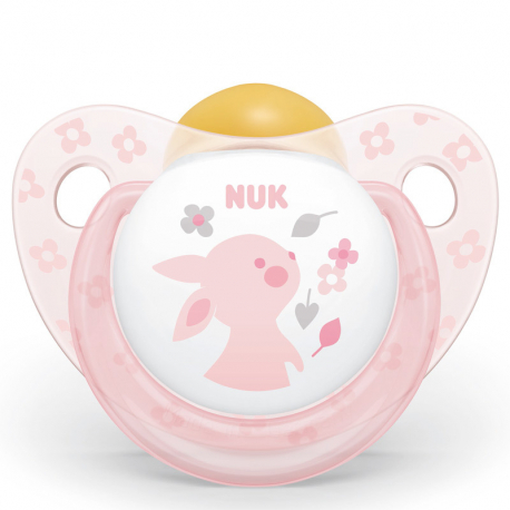 NUK® πιπίλα Tredline Baby Rose μέγεθος 1 (0-6M)