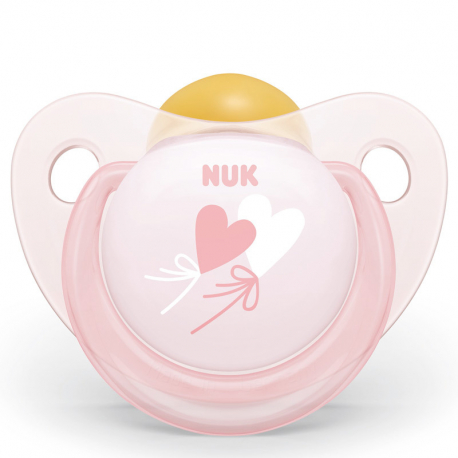 NUK® πιπίλα Tredline Baby Rose μέγεθος 1 (0-6M)