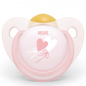 NUK® πιπίλα Tredline Baby Rose μέγεθος 1 (0-6M)