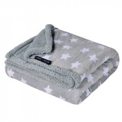Κουβέρτα fleece με γούνα sherpa Greenwich Polo Club® Baby Essential 80 x 110 cm