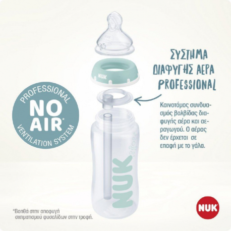 NUK® σετ ανταλλακτικών συστήματος διαφυγής αέρα μπιμπερό Anti-Colic Professional