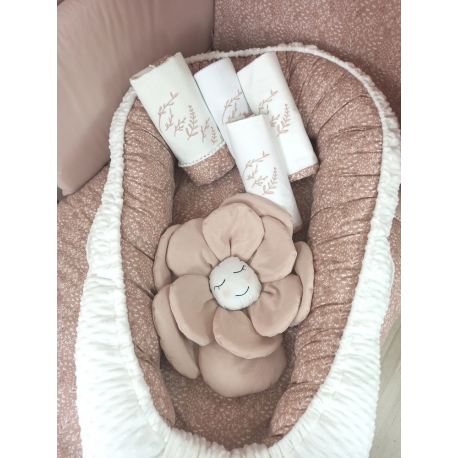 Σεντόνια καλαθούνας Baby Star Φυλλώματα σετ των 2