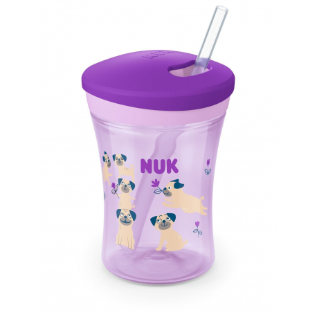 Κύπελλο Nuk® με μαλακό καλαμάκι Evolution Action Cup 230 ml 12M+