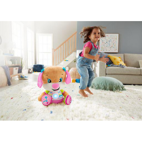 Μεγάλο εκπαιδευτικό σκυλάκι Ροζ Fisher-Price® Smart Stages™ HCJ38