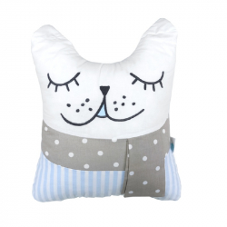 Διακοσμητικό μαξιλάρι γάτα Baby Star Tiny Friends Σιέλ