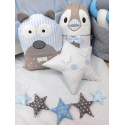 Διακοσμητικό μαξιλάρι πιγκουίνος Baby Star Tiny Friends Σιέλ