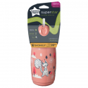 Κύπελο ισοθερμικό με καλαμάκι Tommee Tippee Superstar Pink 266ml