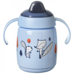 Εκπαιδευτικό κύπελο Tommee Tippee Training Sippee με μαλακό στόμιο Blue 300ml